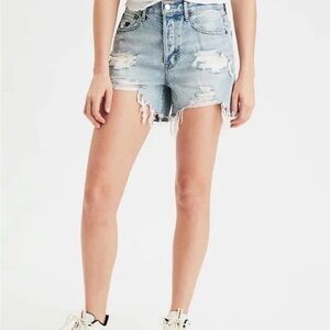 80s boyfriend jean shorts